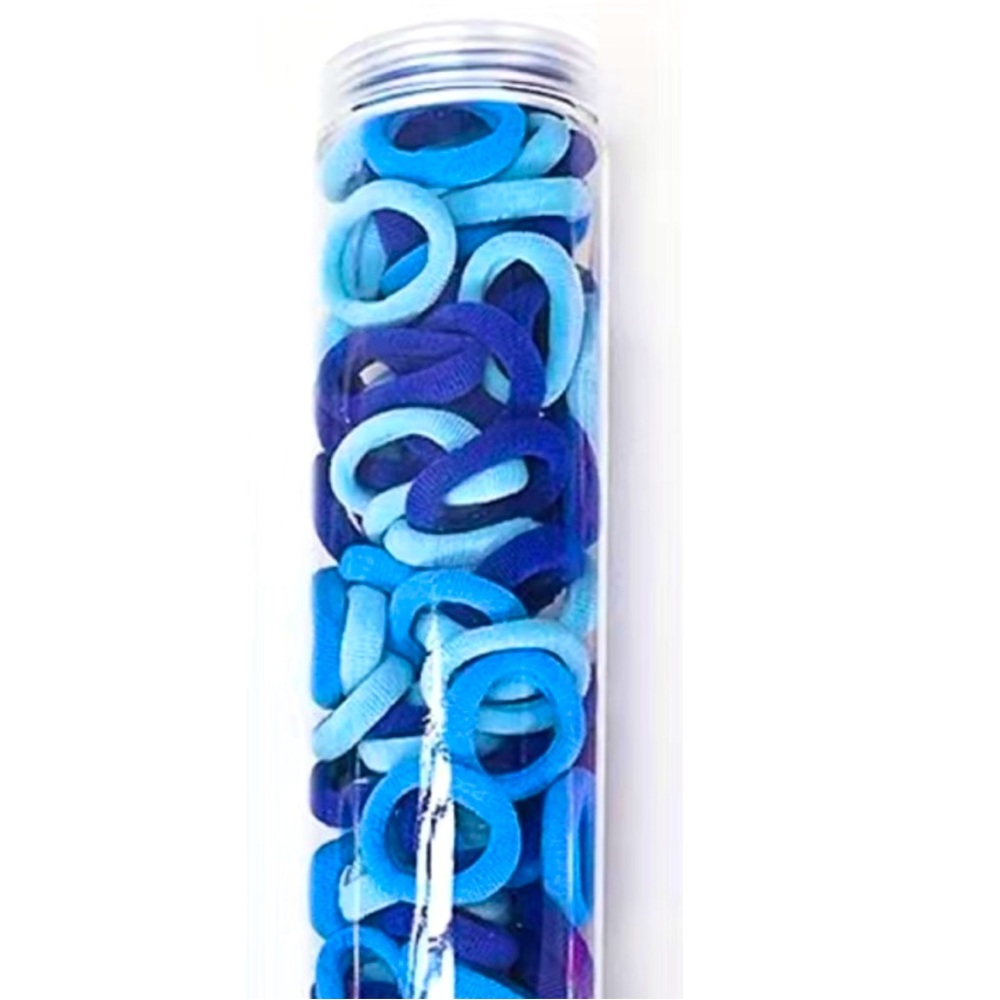 Blue and Purple Hair Ties Set - Picture 1 of 1